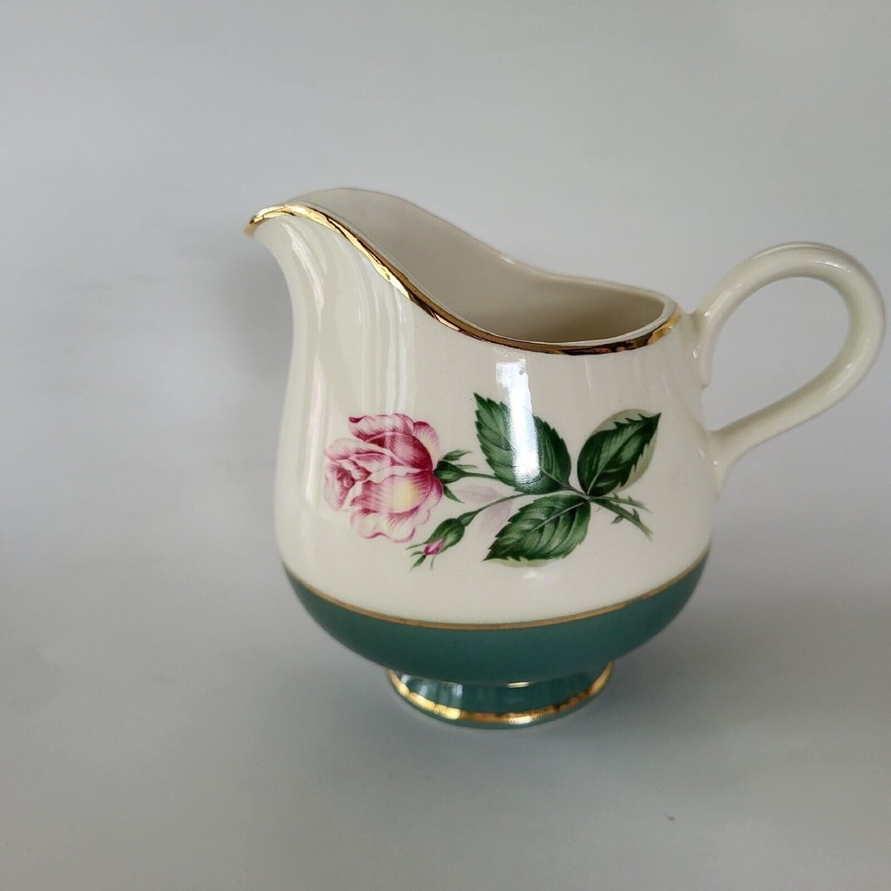Vintage Lifetime China CAMEO ROSE Homer Laughlin Cavalier Coffee Tea Creamer 50s